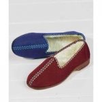 Pack of 2 Warm Fleece Lined Slippers