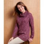 Thermal Cowl Neck Sweater