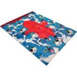 Fleece Thermal Blanket 127cm x 178cm – Blueberry Dog Design