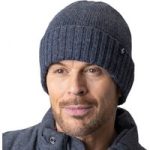 Mens Andes Turn Over Cuff Ribbed Nepp Hat – Denim