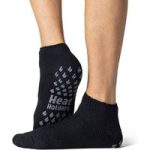 Mens Original Bigfoot Kolax Ankle Slipper Socks – Black