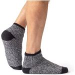 Mens Original Aubin Sleep Ankle Socks – Charcoal & Grey