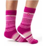 Ladies Original Provence Multi Stripe Socks – Berry