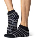 Mens Original Faro Ankle Slipper Socks – Black