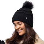 Ladies Cotswold Pom Pom Hat – Black