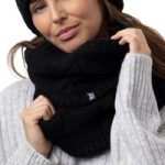 Ladies Kalma Thermal Infinity Scarf – Black