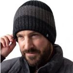 Mens Linden Beanie Hat – Black