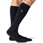 Mens Lite Kingfisher Long Thermal Socks – Black