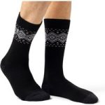 Mens Lite Vancouver Nordic Socks – Black