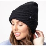 Ladies Vermont Turnover Hat – Black