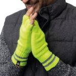 Mens Workforce Fingerless Gloves – Yellow