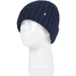 Kids Open Road Ribbed Turn Over Hat – Navy