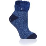 Kids Original Lounge Socks with Turnover Feather Top – Navy