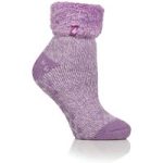 Ladies Original Queenstown Lounge Socks with Turnover Top – Dark Lilac