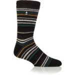 Mens Original Astana Narrow Stripe Socks – Black