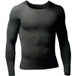 Mens Lightweight Thermal Long Sleeve Vest – Black