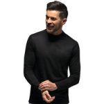 Mens Lite Thermal Underwear Top – Black