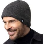 Mens Rowan Beanie Hat – Charcoal