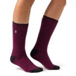 Ladies Lite Viola Socks – Raspberry & Charcoal