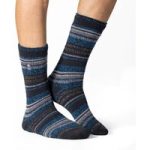 Mens Original Bari Multi Stripe Socks – Charcoal