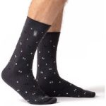 Mens Ultra Lite Swallow Micro Socks – Charcoal