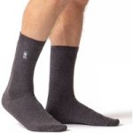 Mens Ultra Lite Cardinal Plain Thermal Socks – Charcoal