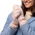 Ladies Copenhagen Mittens – Coral