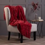 Giant Luxury Fleece Thermal Blanket/Throw 270cm x 240cm – Cranberry