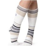 Ladies Original Long Ski & Snow Sports Socks – Cream