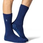 Mens Original Thermal Slipper Socks – Deep Blue