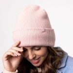 Ladies Vermont Turnover Hat – Dusky Pink