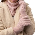 Ladies Willow Thermal Gloves – Dusky Pink