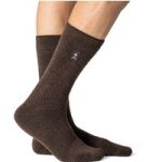 Mens Lite Dunlin Plain Socks – Earth Brown