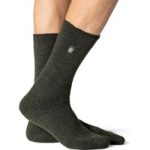 Mens Original Finch Thermal Socks – Forest Green Twist