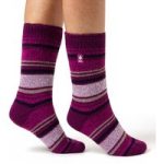 Ladies Original Barcelona Multi Stripe Socks – Fuchsia