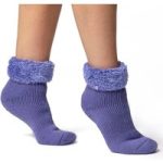 Ladies Original Godolphin Lounge Socks with Turnover Feather Top