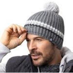 Mens Derwent Bobble Hat – Grey