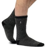 Mens Original Heel & Toe Socks – Black & Grey