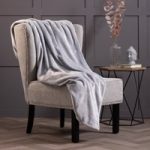 Luxury Fleece Thermal Blanket/Throw 180cm x 200cm – Ice Grey