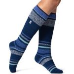 Ladies Original Long Ski & Snow Sports Socks – Indigo