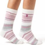 Ladies Original Palma Multi Stripe Socks – Ivory