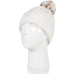 Ladies Original Pom Pom Hat – Cream