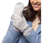 Ladies Copenhagen Mittens – Light Grey