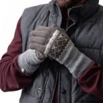 Mens Karlstad Thermal Gloves – Light Grey