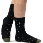 Mens Lite Marsoll Socks – Black & Olive