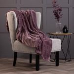 Luxury Fleece Thermal Blanket/Throw 180cm x 200cm – Mauve