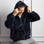 Mens Soul Warming Lounge Hoodie – Navy