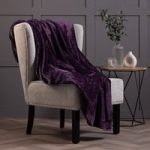 Luxury Fleece Thermal Blanket/Throw 180cm x 200cm – Mulled Wine