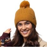 Ladies Ellery Pom Pom Hat – Mustard