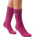 Ladies Lite Thermal Socks – Muted Pink